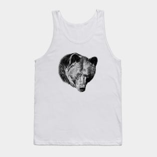 Brown bear Tank Top